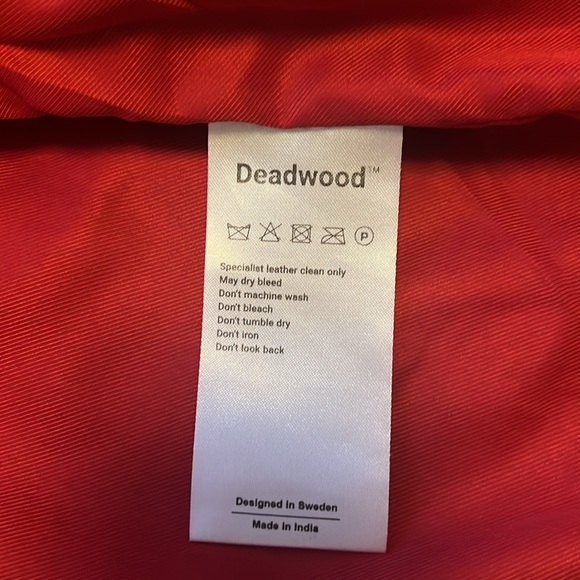 Amour Vert Deadwood recycled leather jacket size 38 - Picture 10 of 12